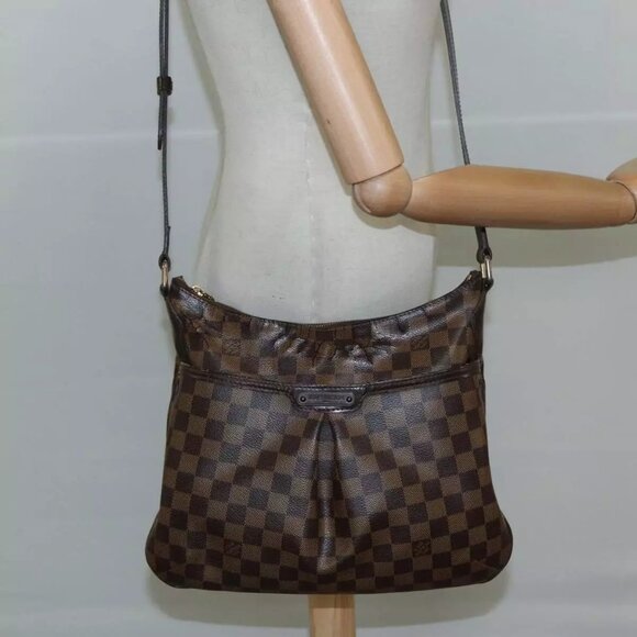 LOUIS VUITTON Damier Ebene Bloomsbury PM Shoulder Bag - Picture 1 of 16